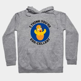 I Think You're Eggcellent | Egg Pun Hoodie